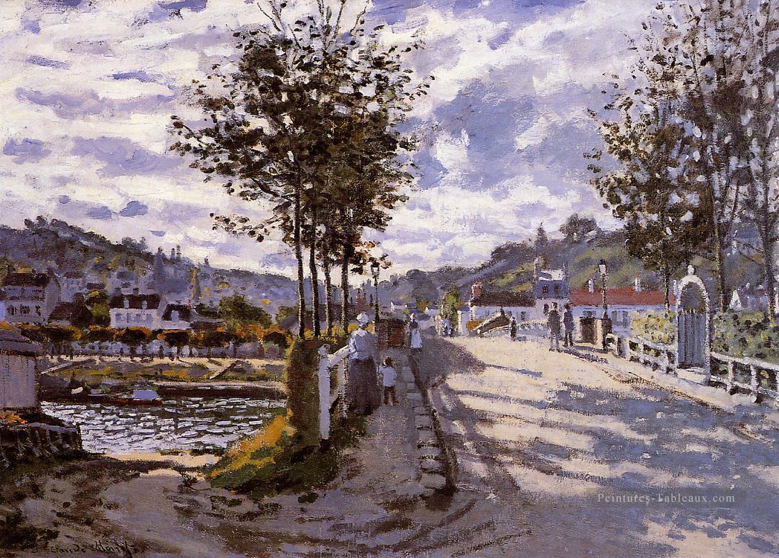 Le pont de Bougival Claude Monet Peintures à l'huile